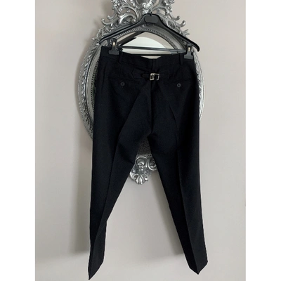 Pre-owned Christopher Kane Trousers In Black