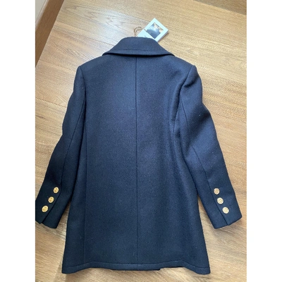 Pre-owned Chanel Black Cashmere Coat