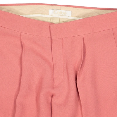 Pre-owned Chloé Short Pants In Pink