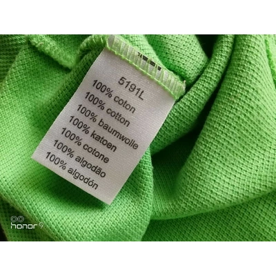 Pre-owned Lacoste Green Cotton Top