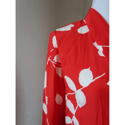 Pre-owned P.a.r.o.s.h Silk Blazer In Red