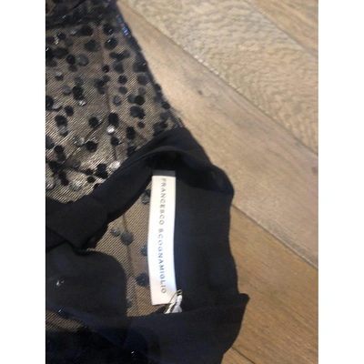 Pre-owned Francesco Scognamiglio Glitter Shirt In Black