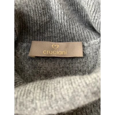 Pre-owned Cruciani Grey Cashmere Dress