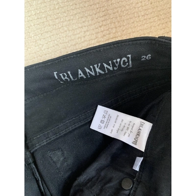 Pre-owned Blanknyc Slim Jeans In Black