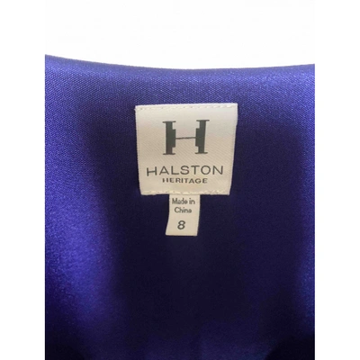 Pre-owned Halston Heritage Purple Dress