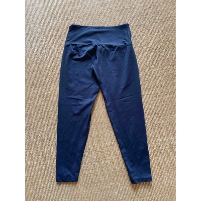 Pre-owned Bodyism Black Synthetic Trousers