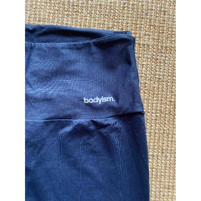 Pre-owned Bodyism Black Synthetic Trousers