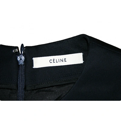 Pre-owned Celine Mid-length Dress In Navy