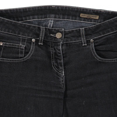 Pre-owned Alexander Mcqueen Slim Jeans In Grey