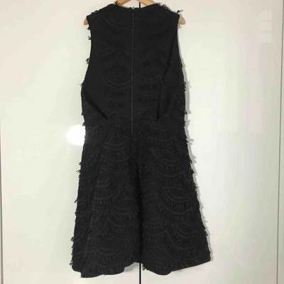 Pre-owned Maje Mid-length Dress In Black