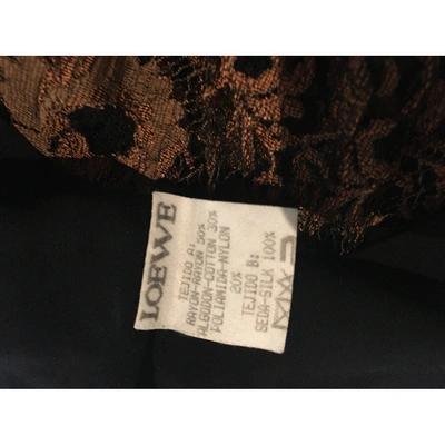 Pre-owned Loewe Silk Mid-length Dress In Other