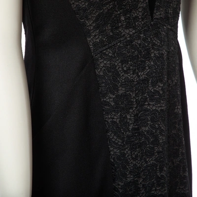 Pre-owned Elie Saab Wool Mid-length Dress In Black