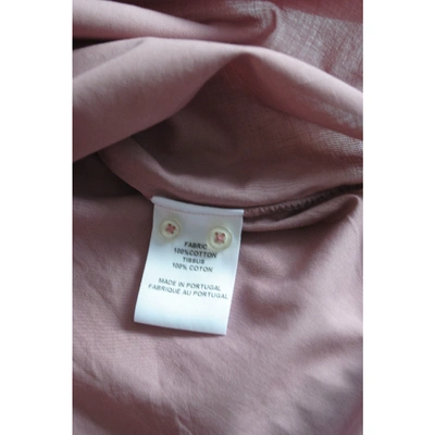 Pre-owned Officine Generale Pink Cotton Top