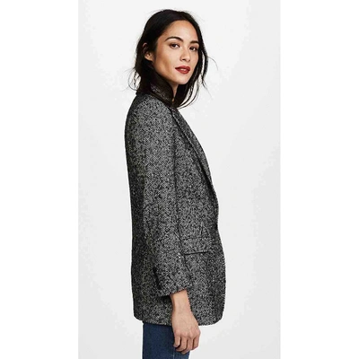 Pre-owned Rebecca Minkoff Wool Blazer In Grey