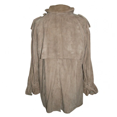 Pre-owned Dolce & Gabbana Trench Coat In Brown
