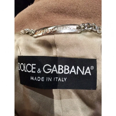 Pre-owned Dolce & Gabbana Trench Coat In Brown