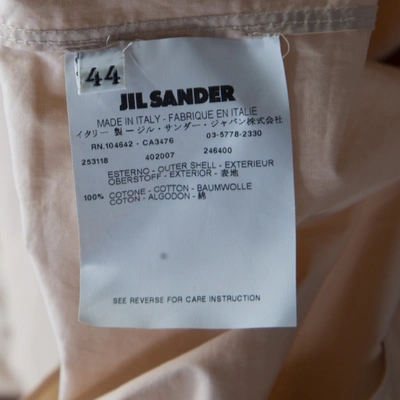 Pre-owned Jil Sander Beige Cotton Dress