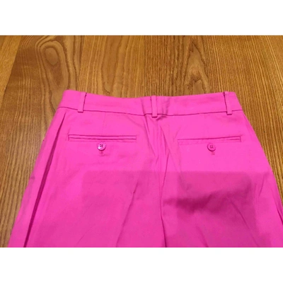 Pre-owned Ralph Lauren Straight Pants In Pink