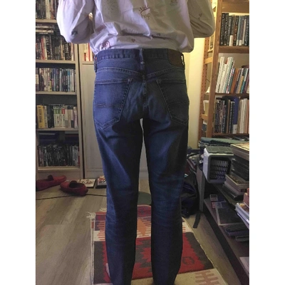 Pre-owned Ralph Lauren Straight Jeans In Blue