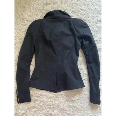 Pre-owned Preen By Thornton Bregazzi Black Cotton Jacket
