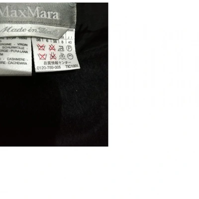 Pre-owned Max Mara Wool Mid-length Skirt In Anthracite