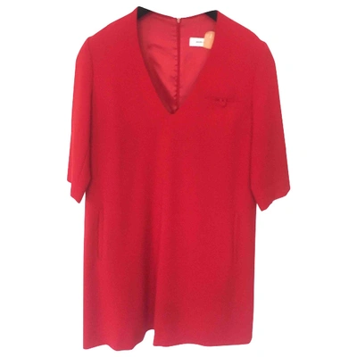 Pre-owned Mauro Grifoni Red Wool Dress