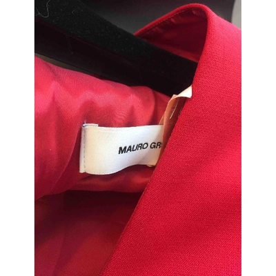 Pre-owned Mauro Grifoni Red Wool Dress