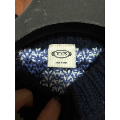 Pre-owned Tod's Blue Wool Knitwear