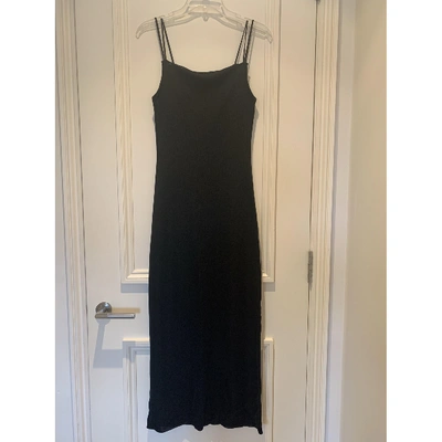 Pre-owned Alberta Ferretti Maxi Dress In Black