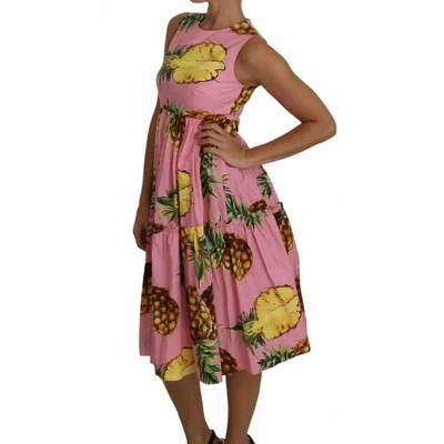 Pre-owned Dolce & Gabbana Mid-length Dress In Pink