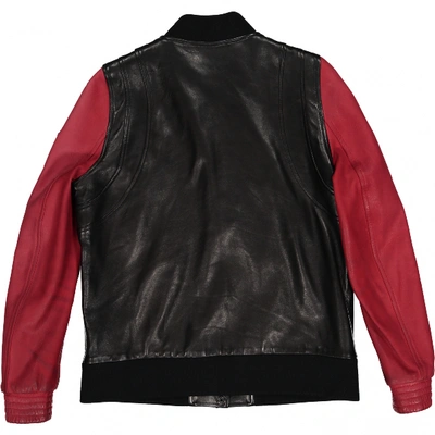 Pre-owned Balmain Leather Jacket In Black