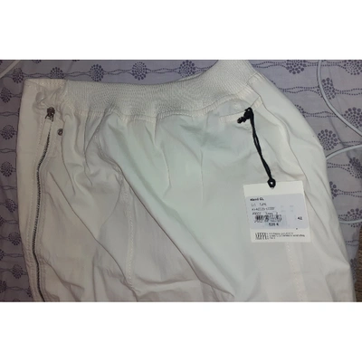 Pre-owned Jean Paul Gaultier Ecru Cotton Skirt