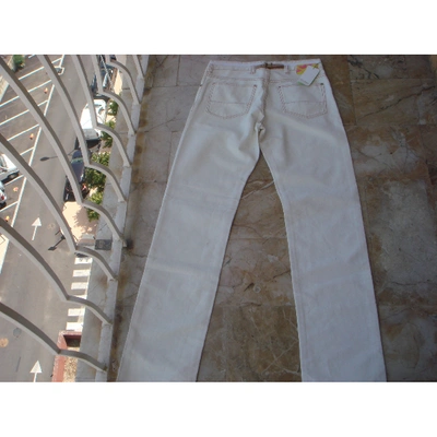 Pre-owned Paul Smith Straight Jeans In White