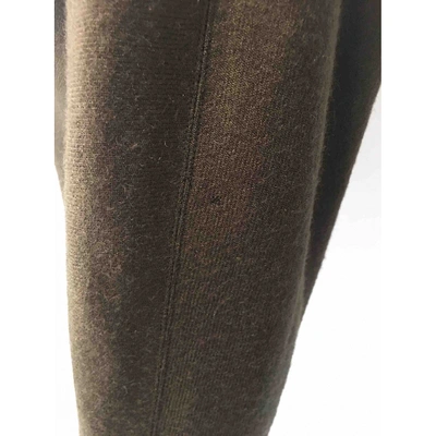 Pre-owned Alaïa Wool Short Vest In Khaki