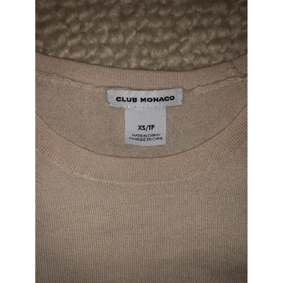 Pre-owned Club Monaco Pink Wool Knitwear