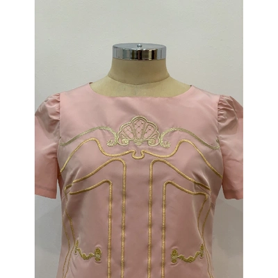 Pre-owned Vivetta Mini Dress In Pink