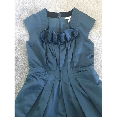 Pre-owned Bcbg Max Azria Mini Dress In Blue