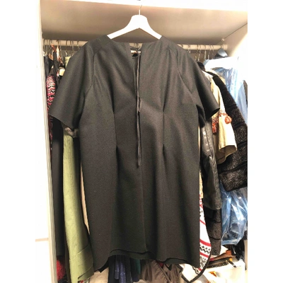 Pre-owned Marni Wool Mid-length Dress In Black