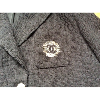 Pre-owned Chanel Short Vest In Black