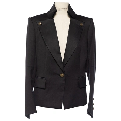 Pre-owned Pierre Balmain Black Wool Jacket