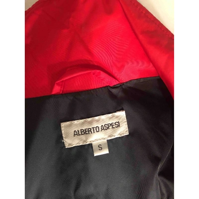 Pre-owned Aspesi Short Vest In Red