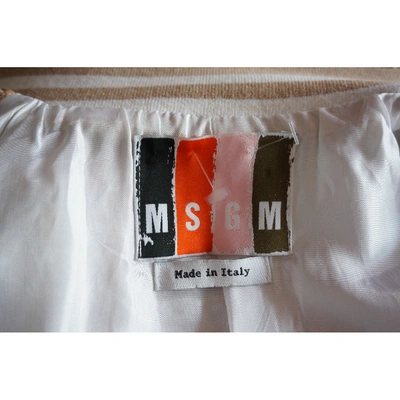 Pre-owned Msgm Jacket In Multicolour