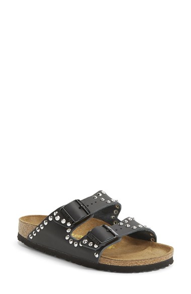 black studded birkenstocks