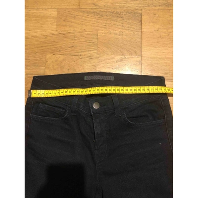 Pre-owned J Brand Straight Jeans In Blue