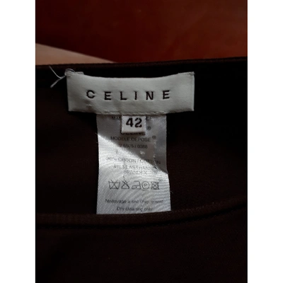 Pre-owned Celine Mid-length Dress In Brown