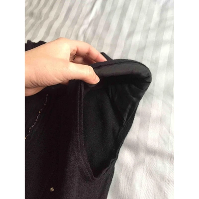 Pre-owned Lanvin Wool Vest In Black