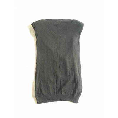 Pre-owned Lanvin Wool Vest In Black