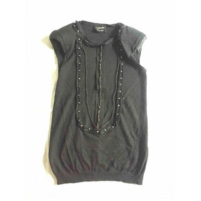 Pre-owned Lanvin Wool Vest In Black