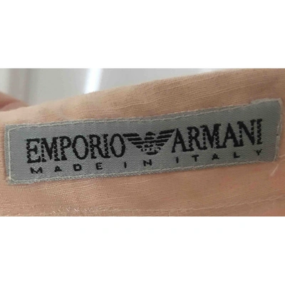 Pre-owned Emporio Armani Linen Dress
