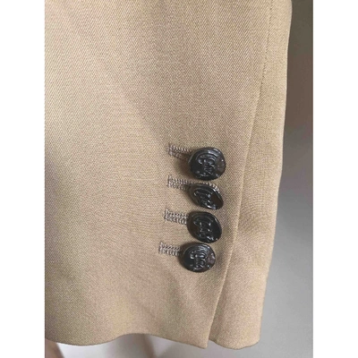 Pre-owned Sonia Rykiel Wool Blazer In Camel